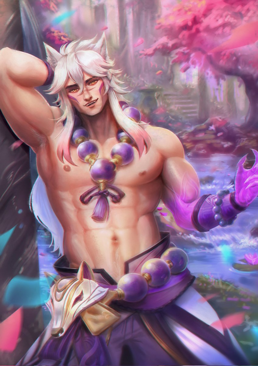 🟪"Hey Mooncake, wanna go for a walk?"🔷
#LeagueOfLegendsFanArt #LeagueOfLegends #Sett #SpiritBlossomSett #ArtOfLegends