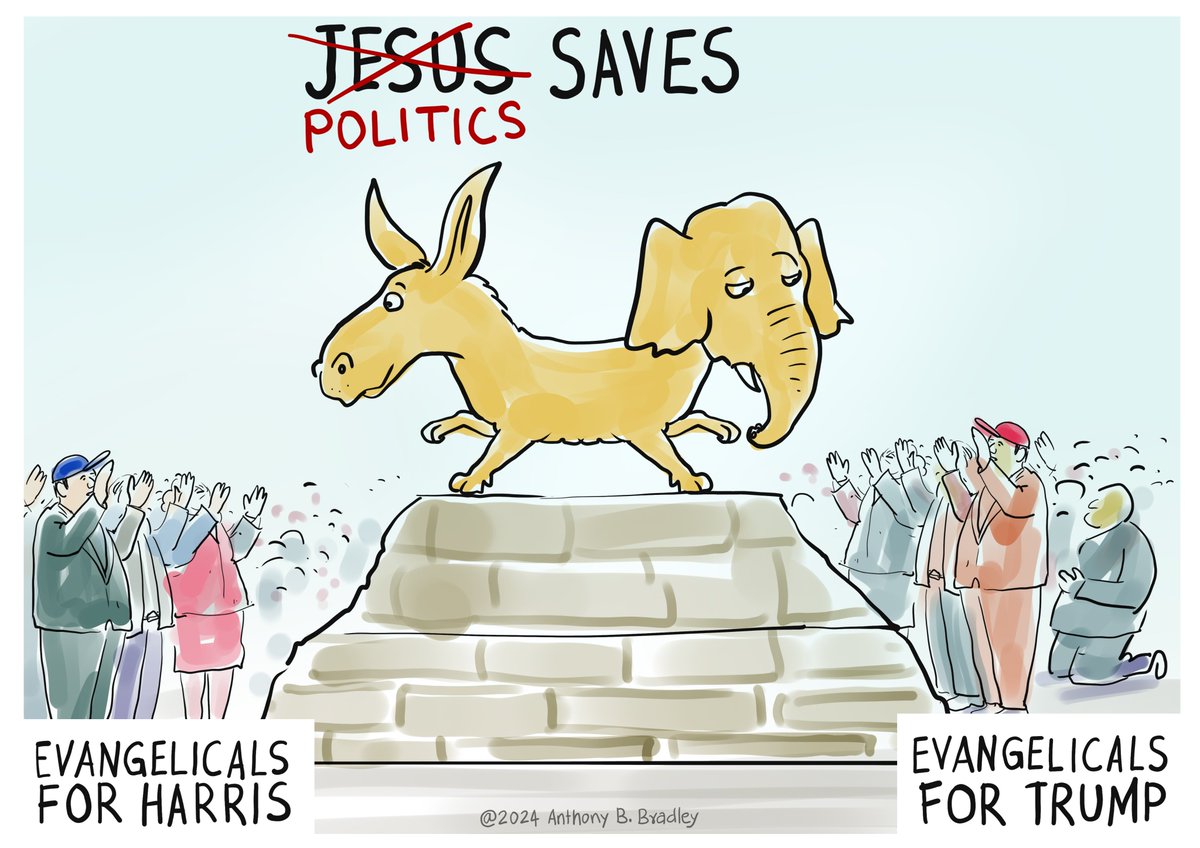If you're a Christian and you think that the other side is an existential threat to the existence of X or Y, and if you catastrophize about what will happen to "America" if POTUS candidate A or B is elected, you've lost the redemptive plot and need to read the OT &amp; the Gospels.