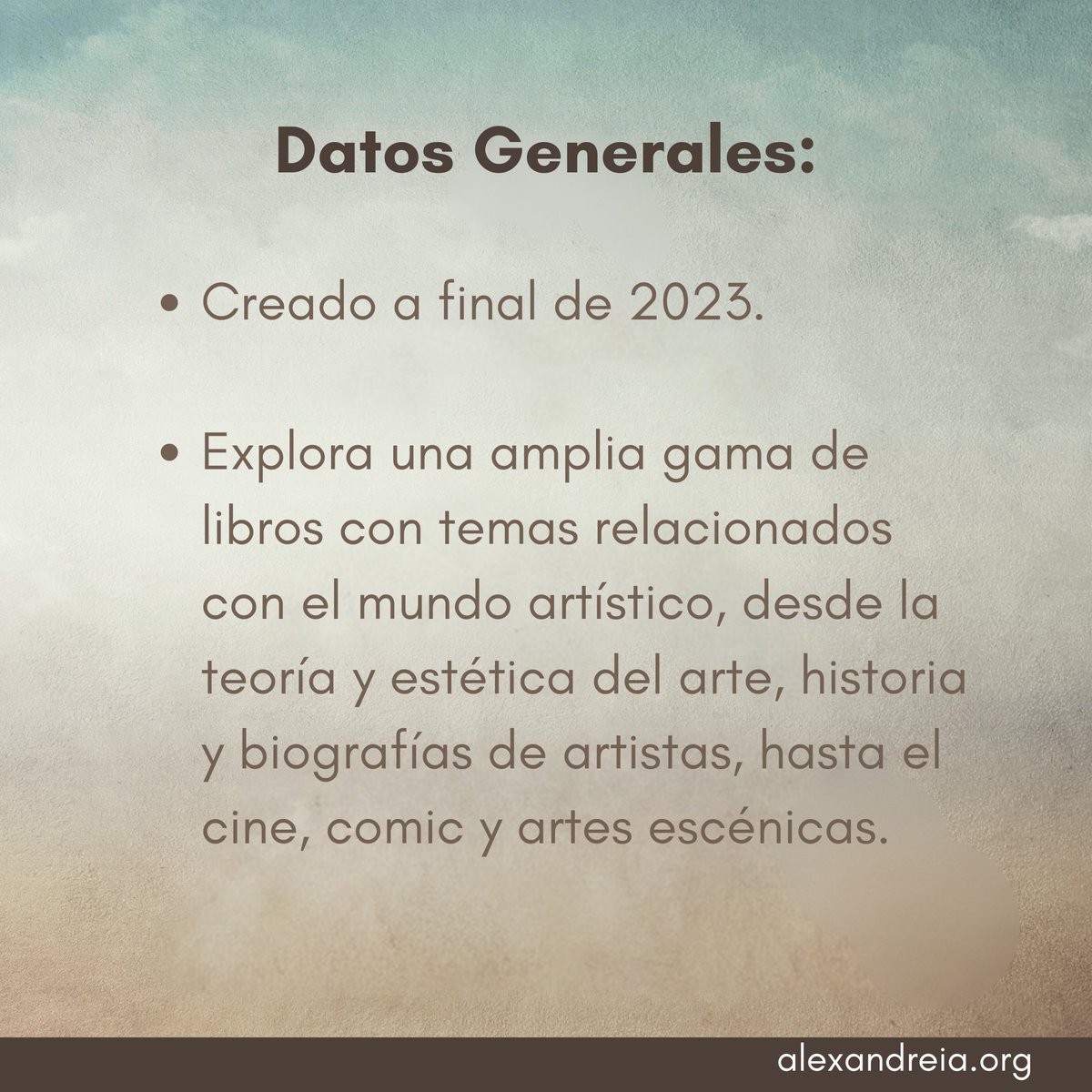 Club de Lectura Alexandreia tweet media