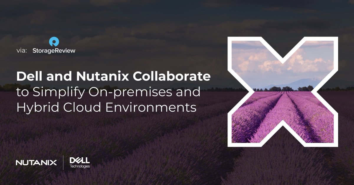 odiaz_iisl's tweet image. Nutanix is expanding their partnership with @DellTech to help organizations combat increased complexity. Discover how Nutanix is redefining flexibility and control within #hybridmulticloud with @storagereview: oal.lu/st1ac