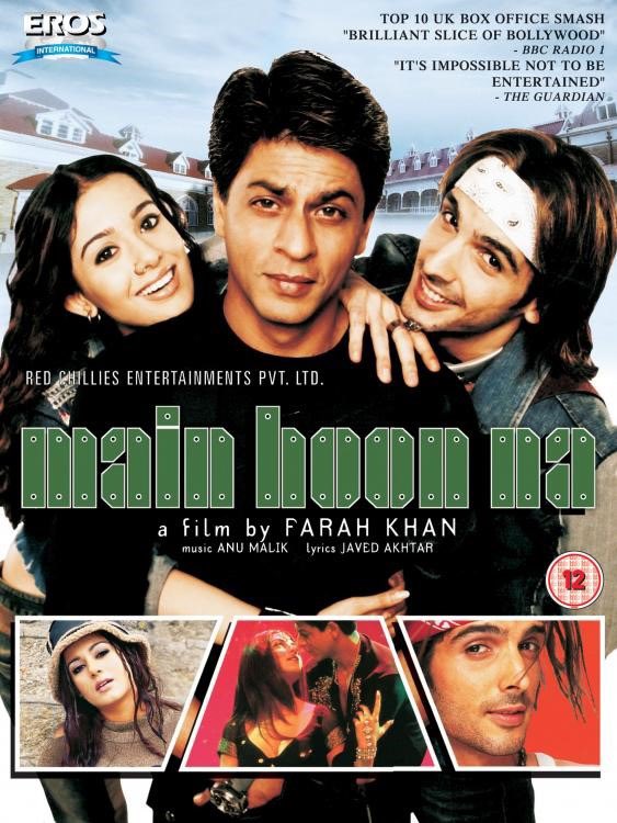 imattmurdock's tweet image. BREAKING NEWS : Main Hoon Na (2004) just received a 55 minute standing ovation from me in my living room after watching it for the 200th time
