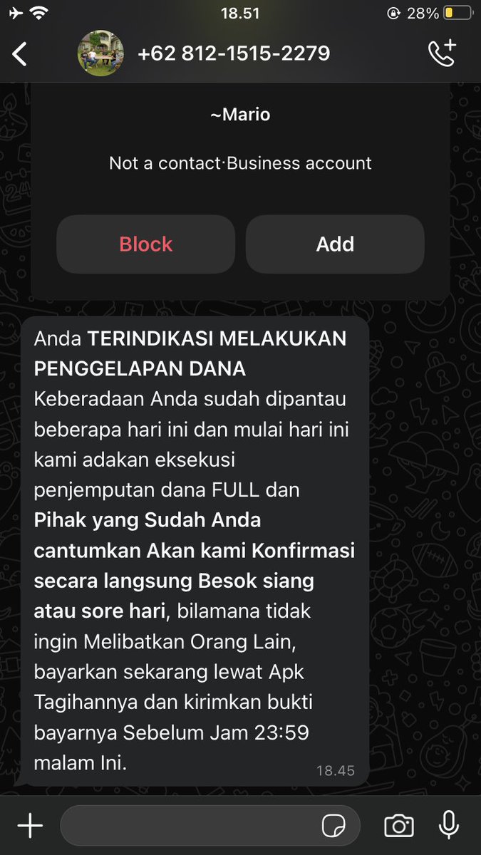 haegurlzz's tweet photo. ada yang telat bayar spinjam gaa? trus didatengin ga sih demi allah takut bangetttt udah berapa bulan belom bayar dan ini baru dapet chat lagi setelah beberapa bulan ga diterror
spinjam galbay telbay https://t.co/59u8tvQ79l