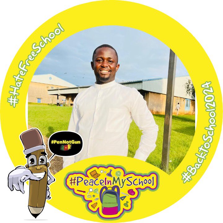 #Education is a Fundamental Human right and #Children ought to study in Schools free of #Hatespeech and Violence, I join the <a href="/DefyhatenowWCA/">#defyhatenow West & Central Africa</a> community to advocate for a #HateFreeSchool 2024 in Cameroon  <a href="/civic_watch/">Civic Watch</a> <a href="/NkafuPolicyInst/">Nkafu Policy Institute</a> <a href="/unicefcameroon/">UNICEF Cameroon</a> <a href="/GLOBALVISIONAR5/">GLOBAL VISIONARIES NETWORK</a> #SDG4 <a href="/UN/">United Nations</a>