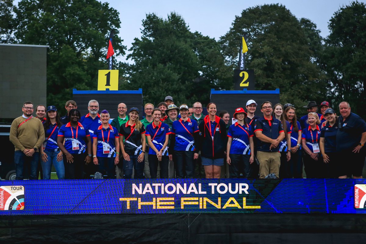 A massive thank you to our amazing team at National Tour: The Final! From volunteers, to judges, to Archery GB staff. You guys are the reason we’re able to put on these events year after year 👏 

📸: Andy Pelling
