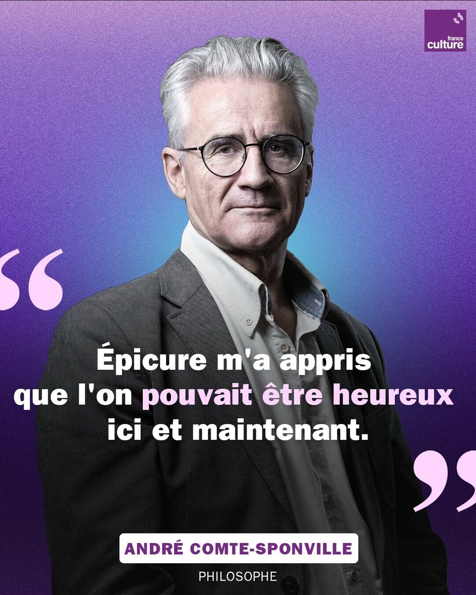 Épicure à 18 ans ? Pour André Comte-Sponville, c'était le déclic : classer ses désirs plutôt que courir après tous les plaisirs.
➡️ l.franceculture.fr/nO6