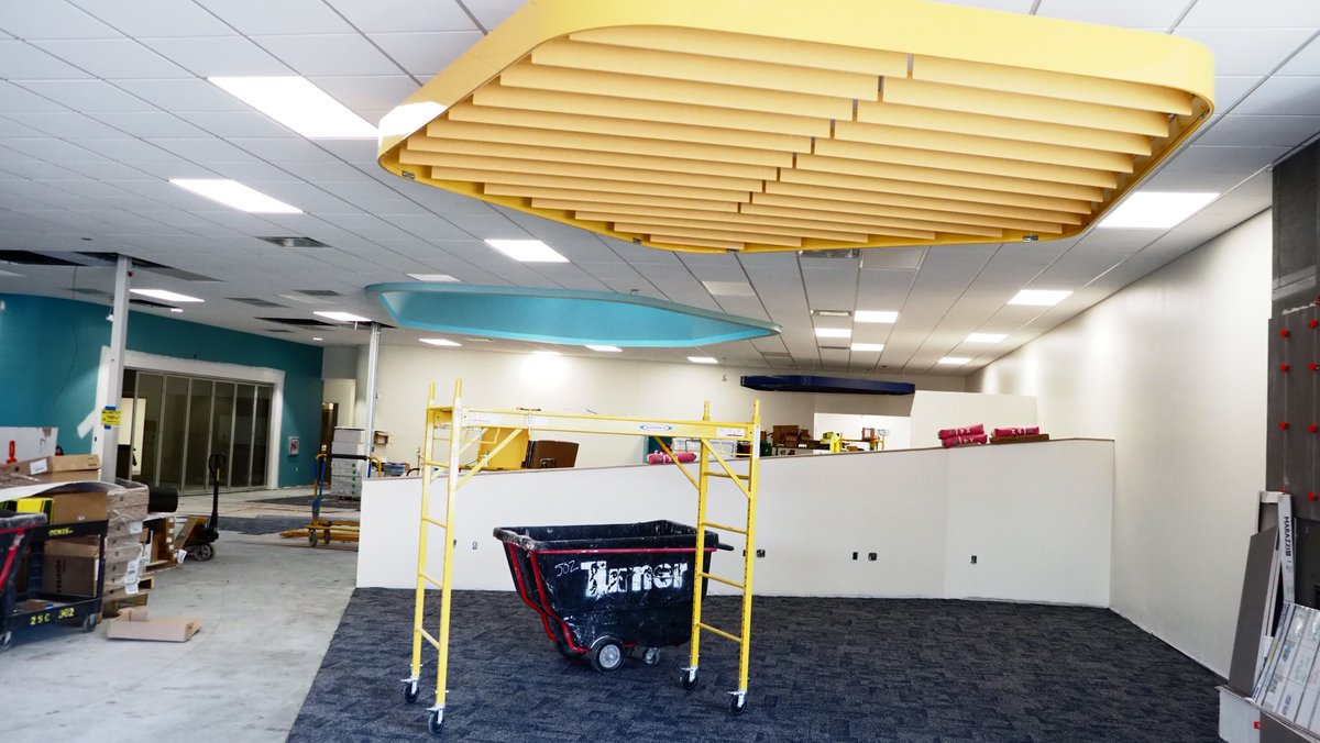 We love the colors of the Mt. Healthy Branch! The new library, expected to open in November, will include more space, improved accessibility, meeting spaces, drive-thru service, and more. Learn more about the Facility Master Plan project --> cinlib.org/47ibtRR