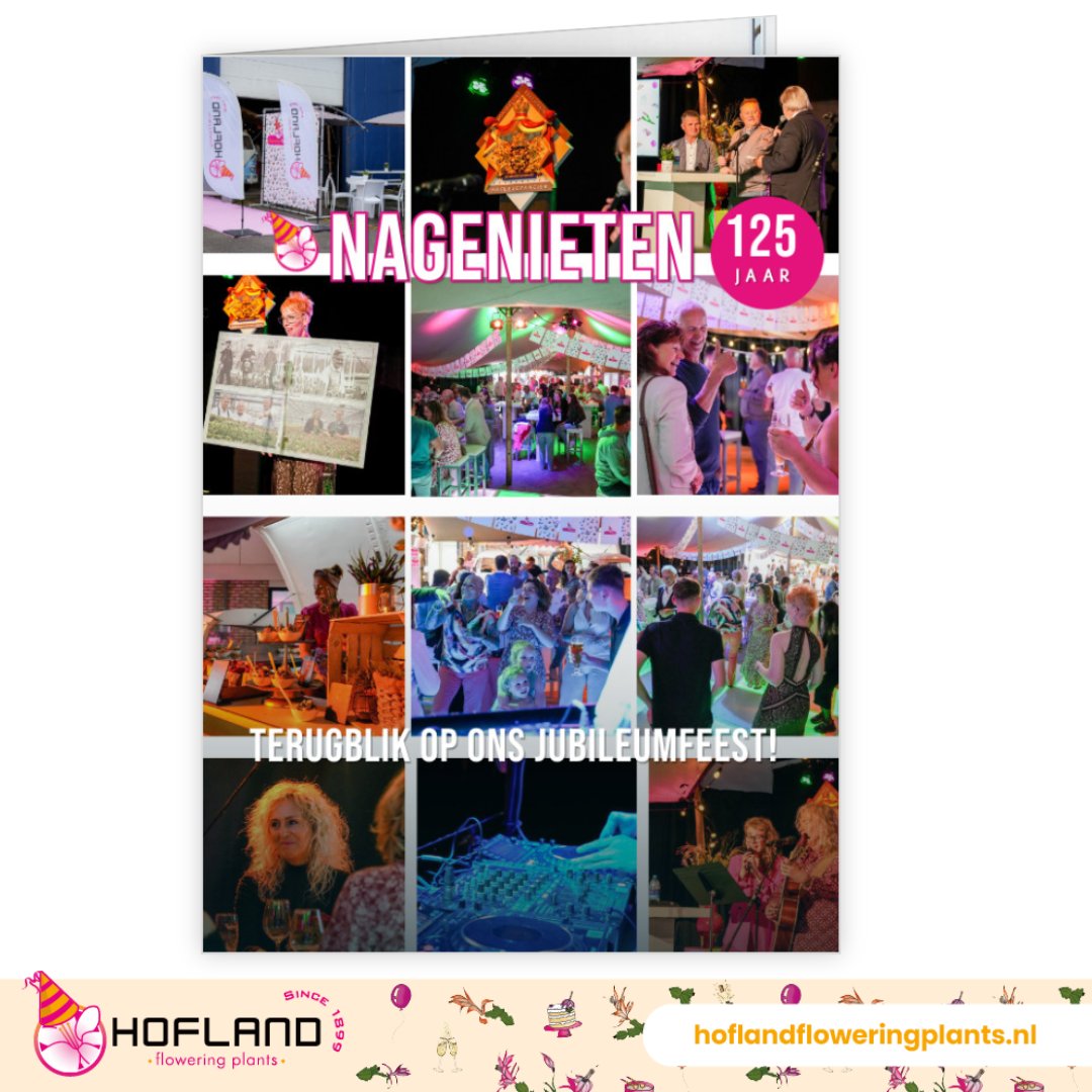 🎉 Terugblik op een onvergetelijke dag! 🎉
De uitreiking van het predicaat Hofleverancier, ons jubileumfeest en de afterparty blijven waardevolle herinneringen. Vastgelegd in een leuke kaart die deze week op de mat valt bij ons team.