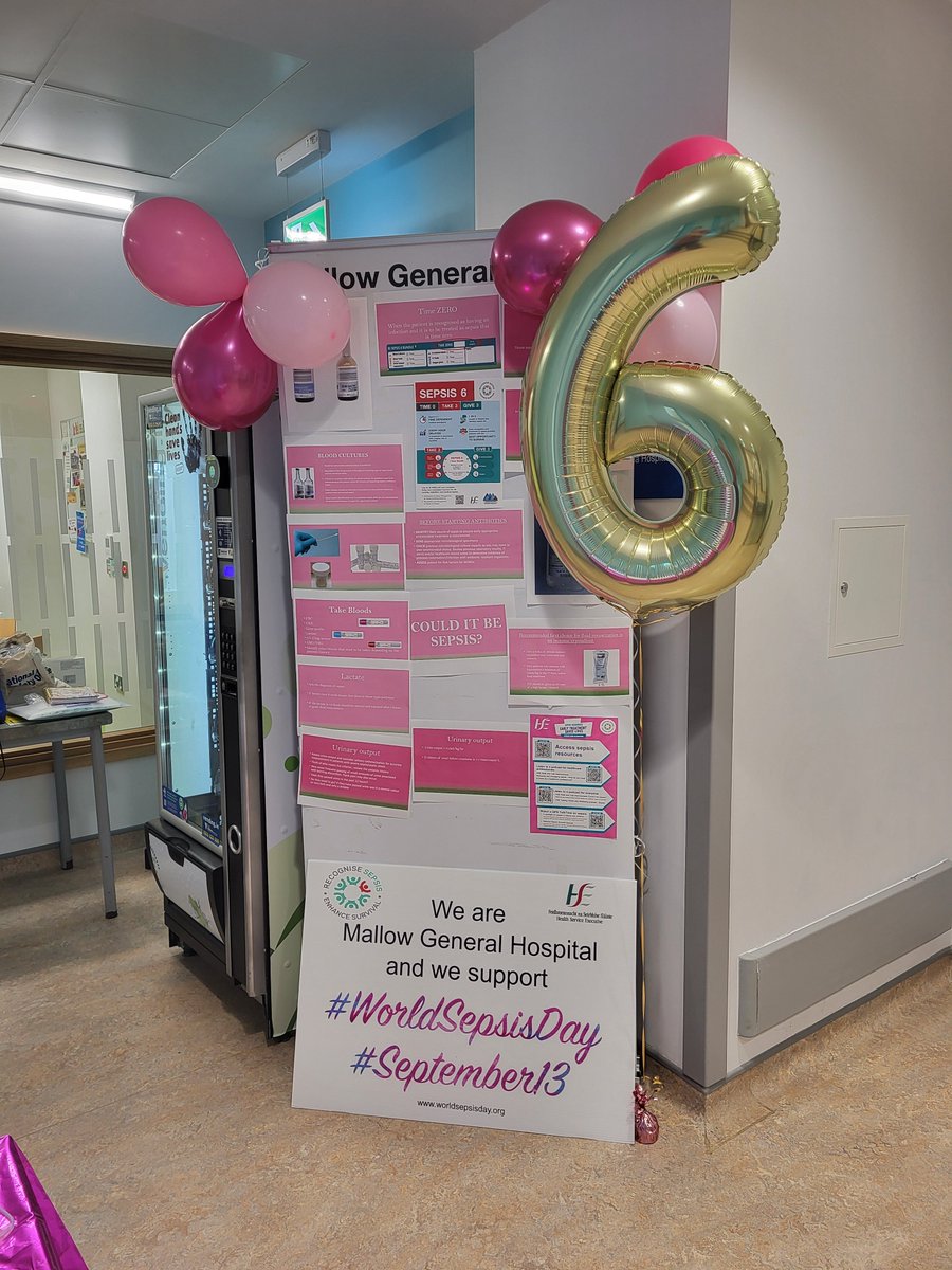 #worldsepsis2024. What to do once sepsis is suspected?The importance of the Sepsis form and what to take and to give within the golden hour. Education on filling out the Sepsis form here in <a href="/HospitalMallow/">Mallow General Hospital</a>.
<a href="/shinyjis/">Shiny Paul</a> <a href="/denisemmccarthy/">Denise McCarthy</a> @cor