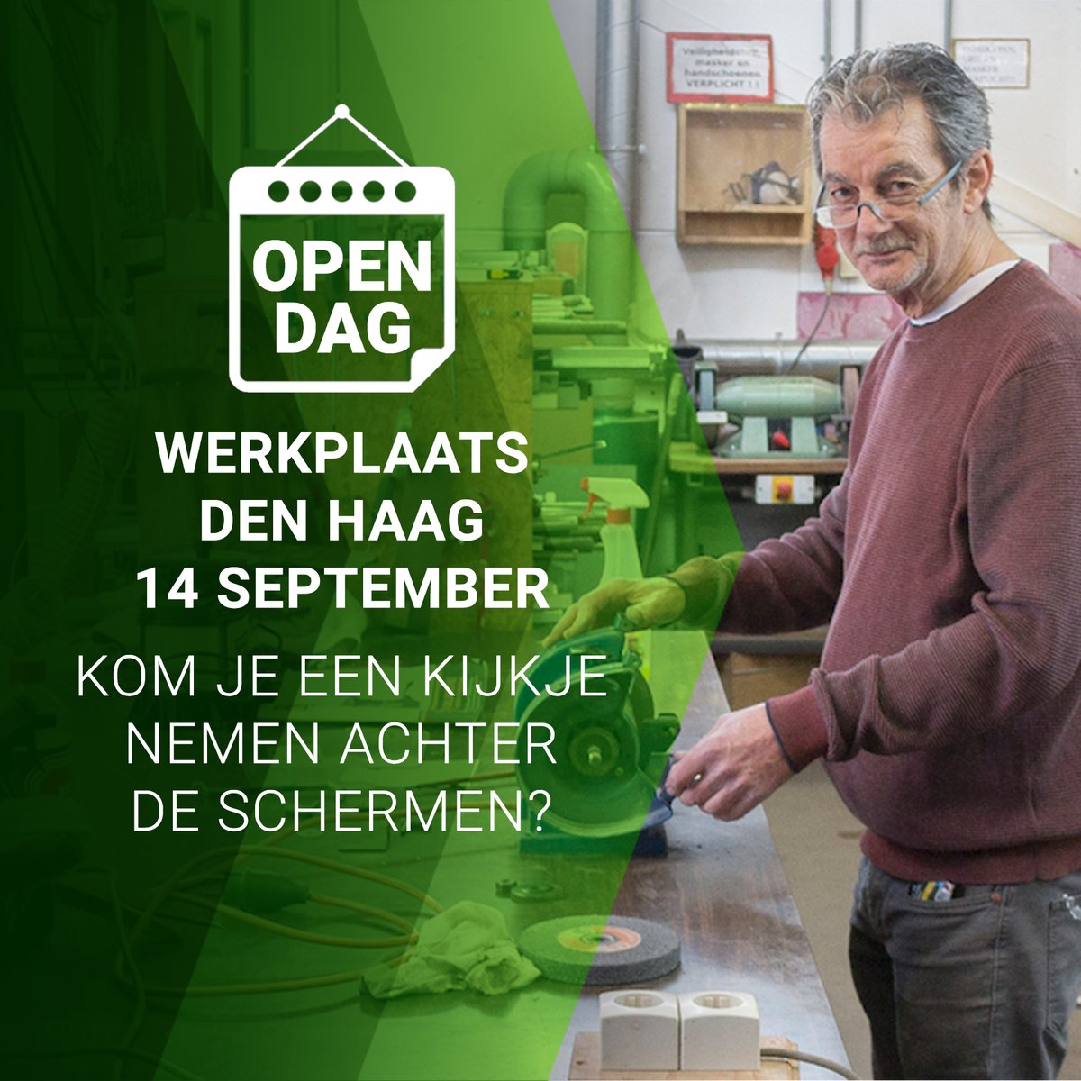 ggereedschap's tweet photo. Wil je zien hoe oud gereedschap een tweede leven krijgt? Kom dan op 14 september naar de Open Dag bij Gered Gereedschap Den Haag! Rondleidingen en presentaties tussen 12.00-15.00 uur. 

Meld je aan: denhaag@geredgereedschap.nl #duurzaam https://t.co/y9KdybQK5U