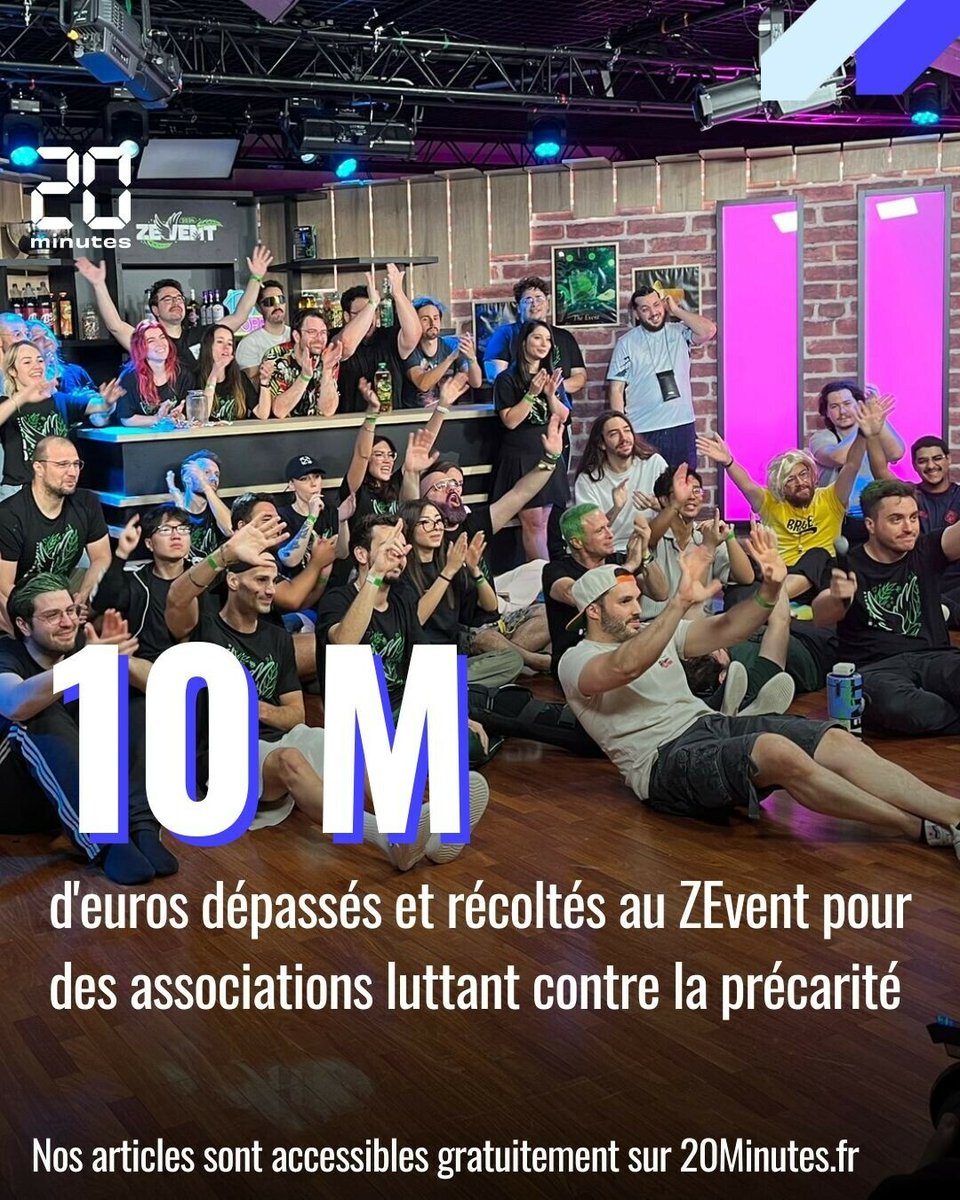 20Minutes's tweet image. ❇️ ÉNORME!
➡️ 20min.fr/I2G

#ZEVENT2024 #RUSHFINAL #ZeratoR