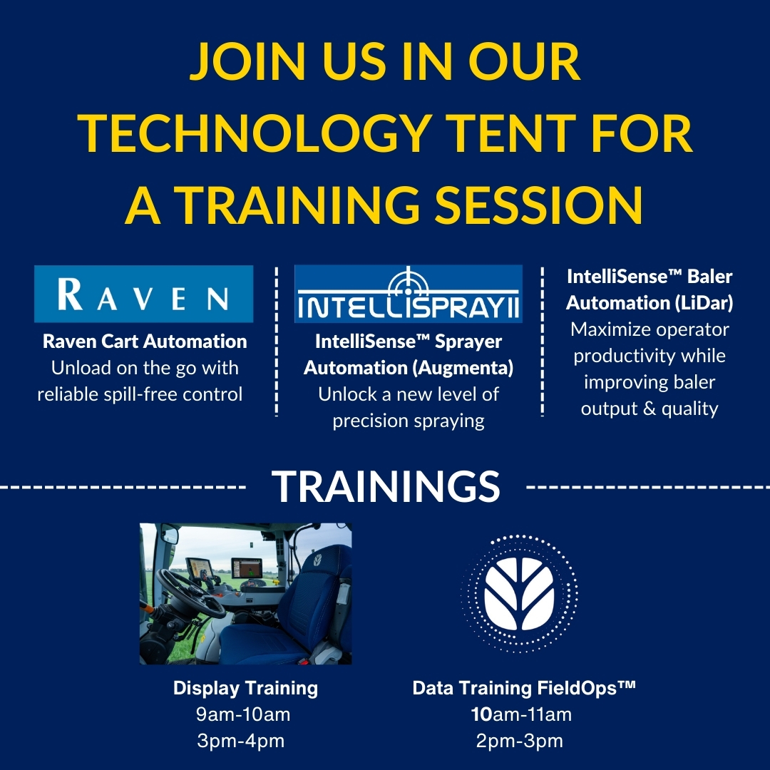 NHDlrsOntario's tweet image. Going to join us in Woodstock this week?

If so, great! After you've checked out all the great new machinery outside at our booth, be sure to come inside for our latest technology. There's a lot to talk about!

Courtesy of @westernproducer, a sneak peek: shorturl.at/4wzwc