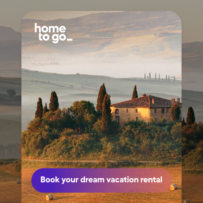 HomeToGo's tweet photo. Your dream getaway awaits! ☀️ Find the perfect vacation rental on HomeToGo and make memories that last a lifetime.