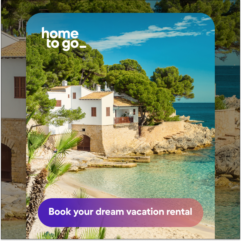 HomeToGo's tweet photo. Your dream getaway awaits! ☀️ Find the perfect vacation rental on HomeToGo and make memories that last a lifetime.