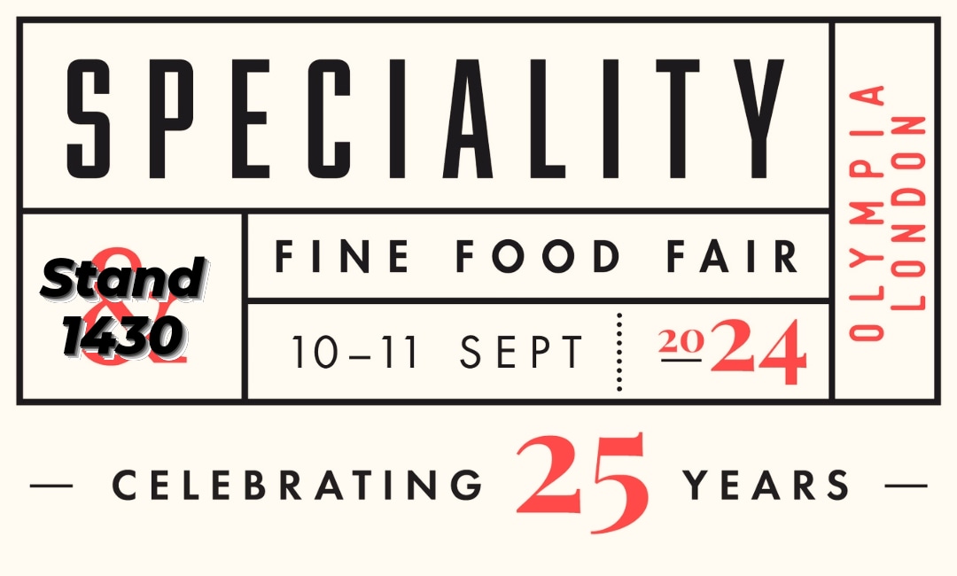 <a href="/SpecialityFair/">Speciality & Fine Food Fair</a>, stand 1430, for #greattasteproducer #greattaste #winners2024