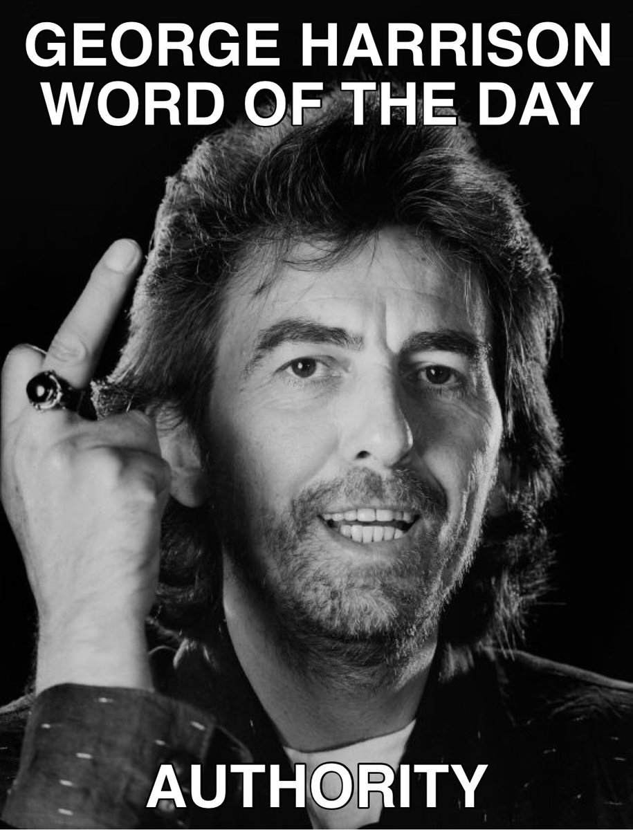 george harrison word of the day (@harrisonwotd) on Twitter photo 