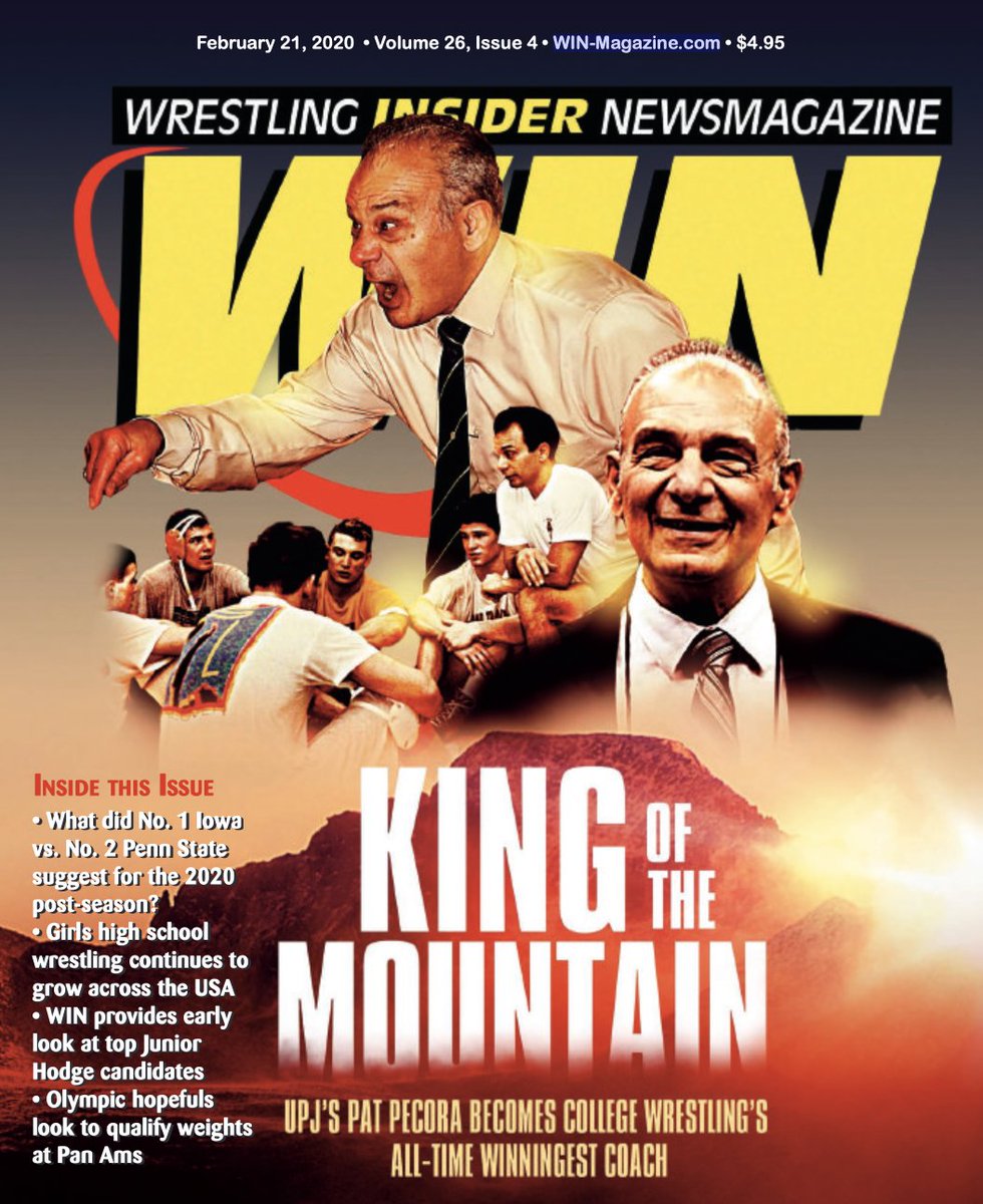 WINWrestlingMag's tweet image. RIP Pat Pecora.

"I thought we had everything because we had family. You didn't need anything else."

The winningest college wrestling coach touched and inspired countless lives.

This article originally appeared in the February 2020 issue of WIN Magazine.