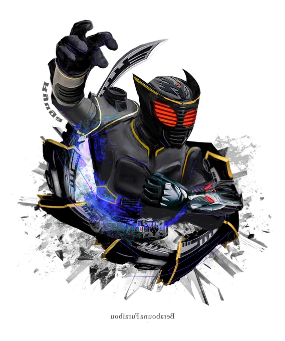 #黒い作品でTLを真っ黒くろすけ