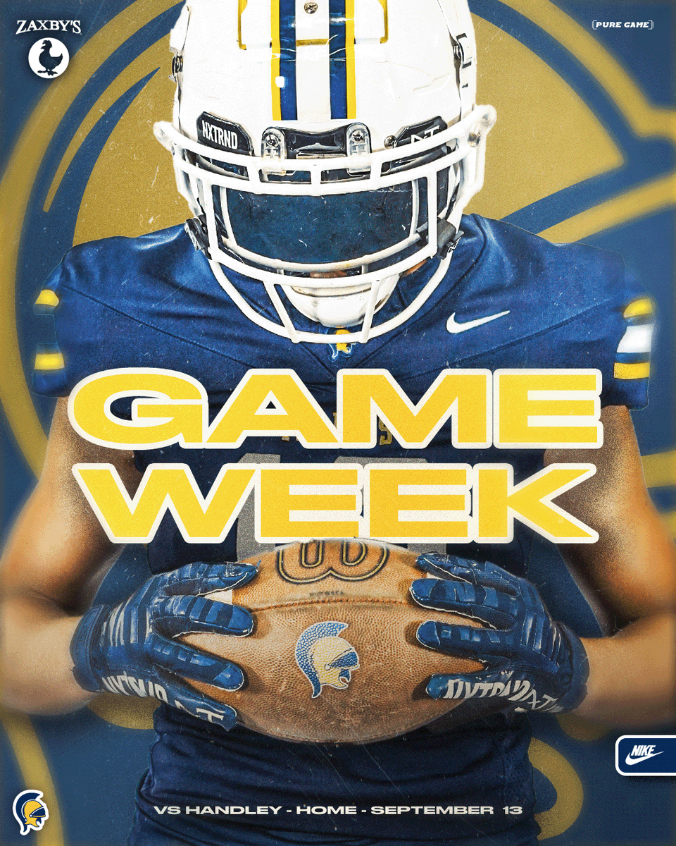 This week's Friday night football will be a home matchup at Carlisle Field as your Trojans take on the Handley Tigers! See you this Friday!