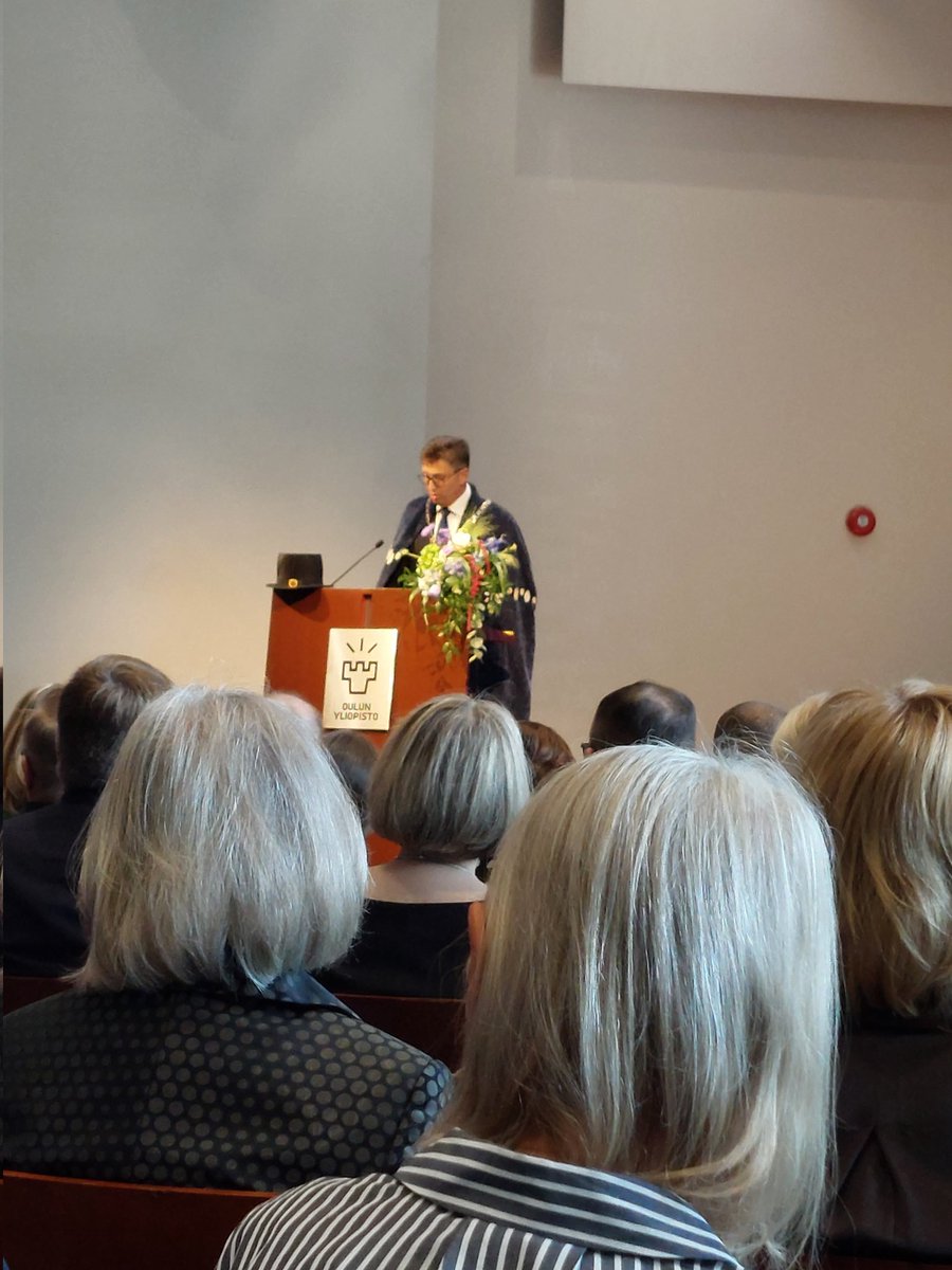 Antamir76's tweet photo. Rector Niinimäki opening the 2024-2025 academic year. 
All the best to our colleagues and students of the University of Oulu 
@UniOulu #Oulu https://t.co/XcKxWhqh5H