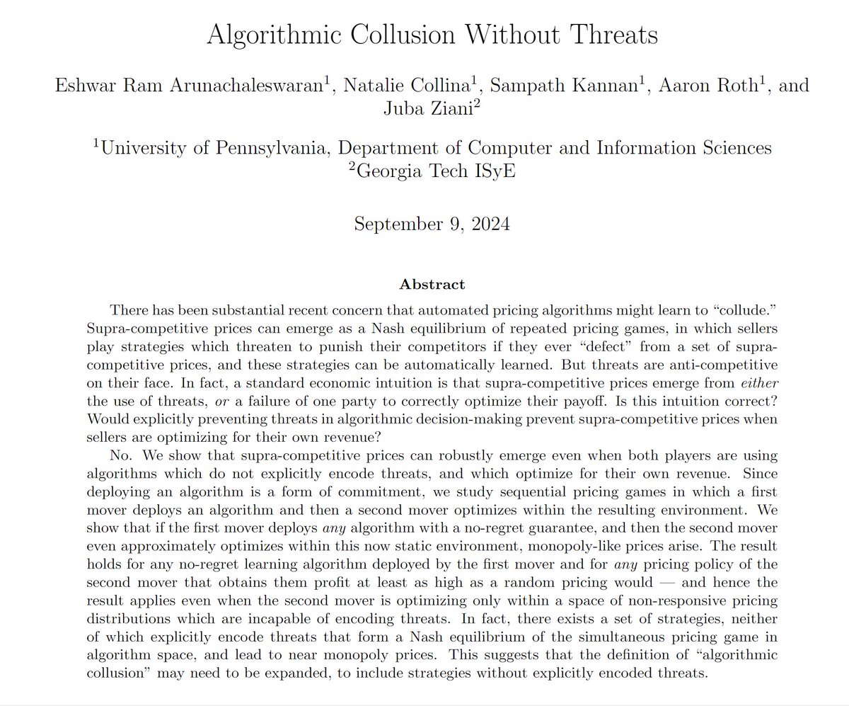 Aaron Roth tweet media