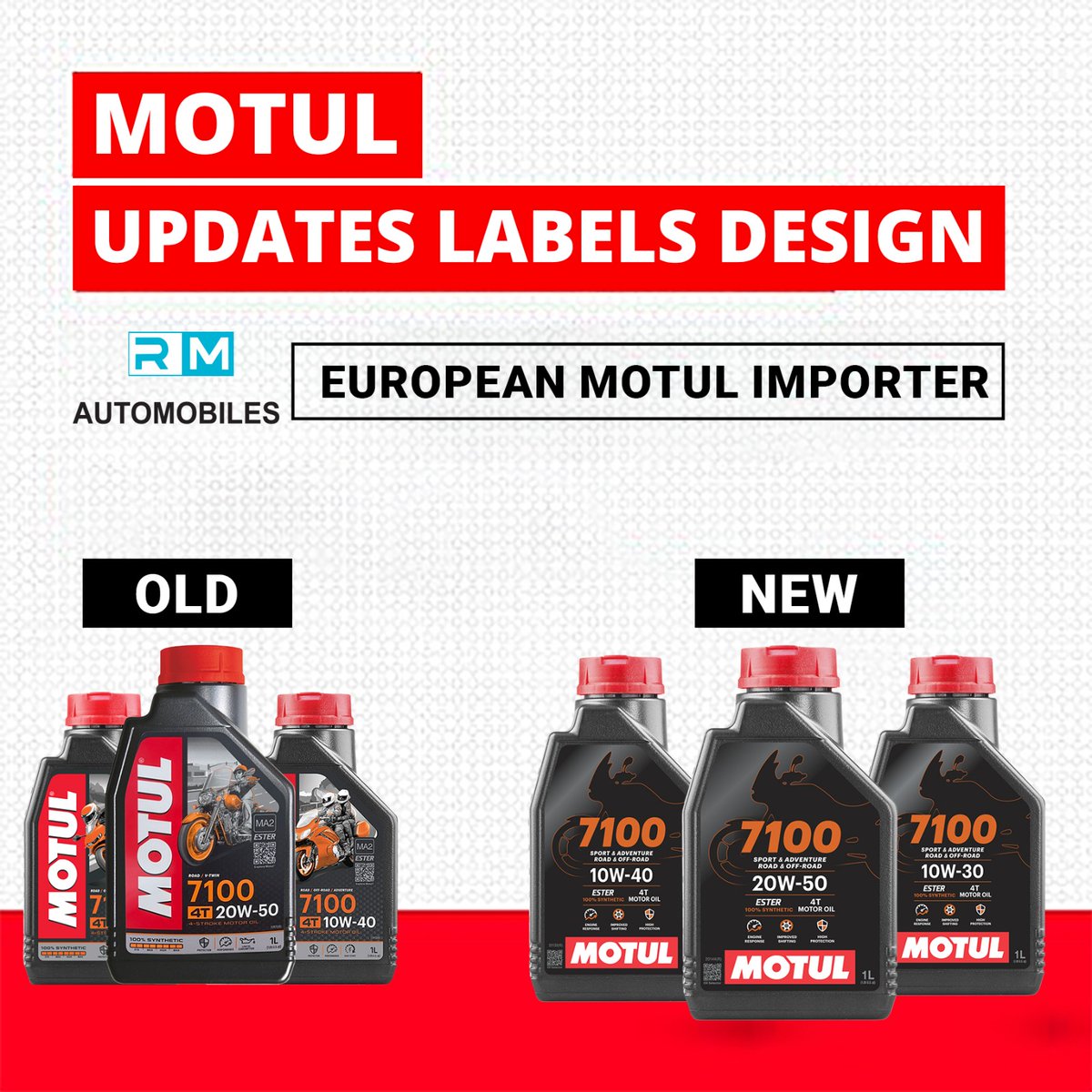 Designsoft3's tweet photo. Motul Updates Labels Design https://t.co/rlBClHItLw