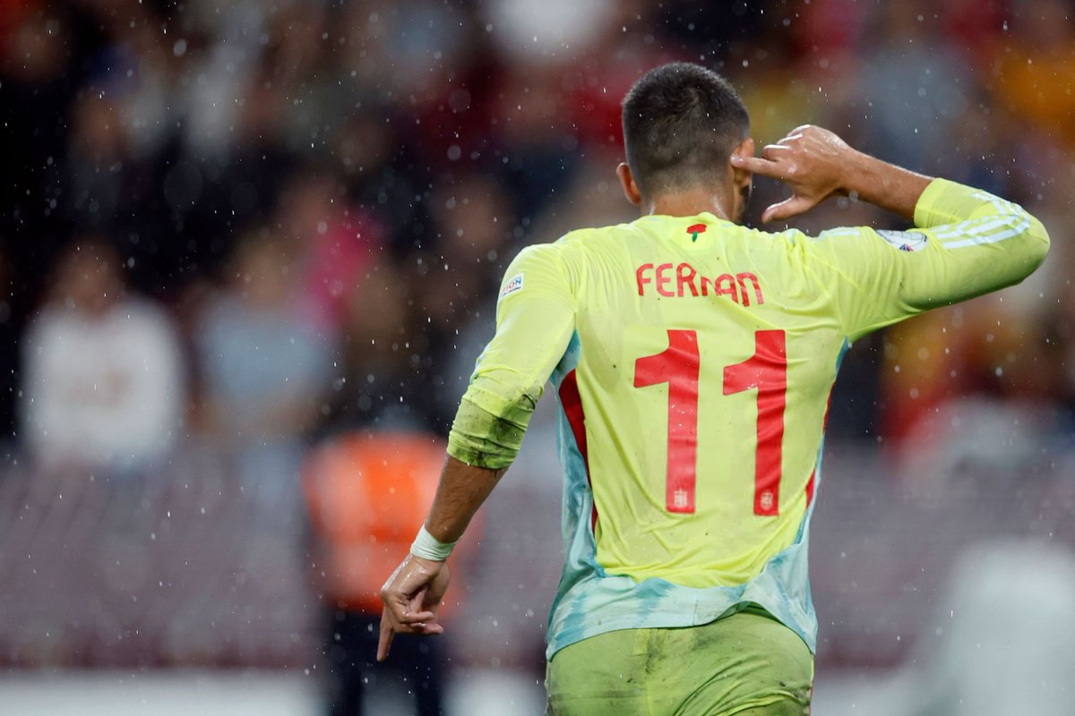 HQPbarca's tweet image. Ferran Torres #SUIESP #UefaNationsLeague