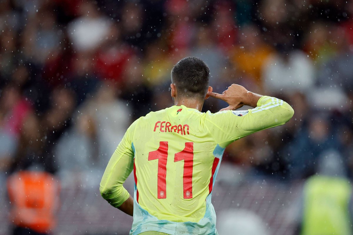 HQPbarca's tweet image. Ferran Torres #SUIESP #UefaNationsLeague