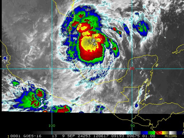 BhatiaKieran's tweet photo. This morning #PTC6 has begun to organize in the Bay of Campeche and it will be likely named #TropicalStormFrancine before the end of the day. The conditions are ripe for intensification over the next 24 hours before shear and dry air become an issue. > Cat 2 at landfall possible. https://t.co/V2uYSBuQf8