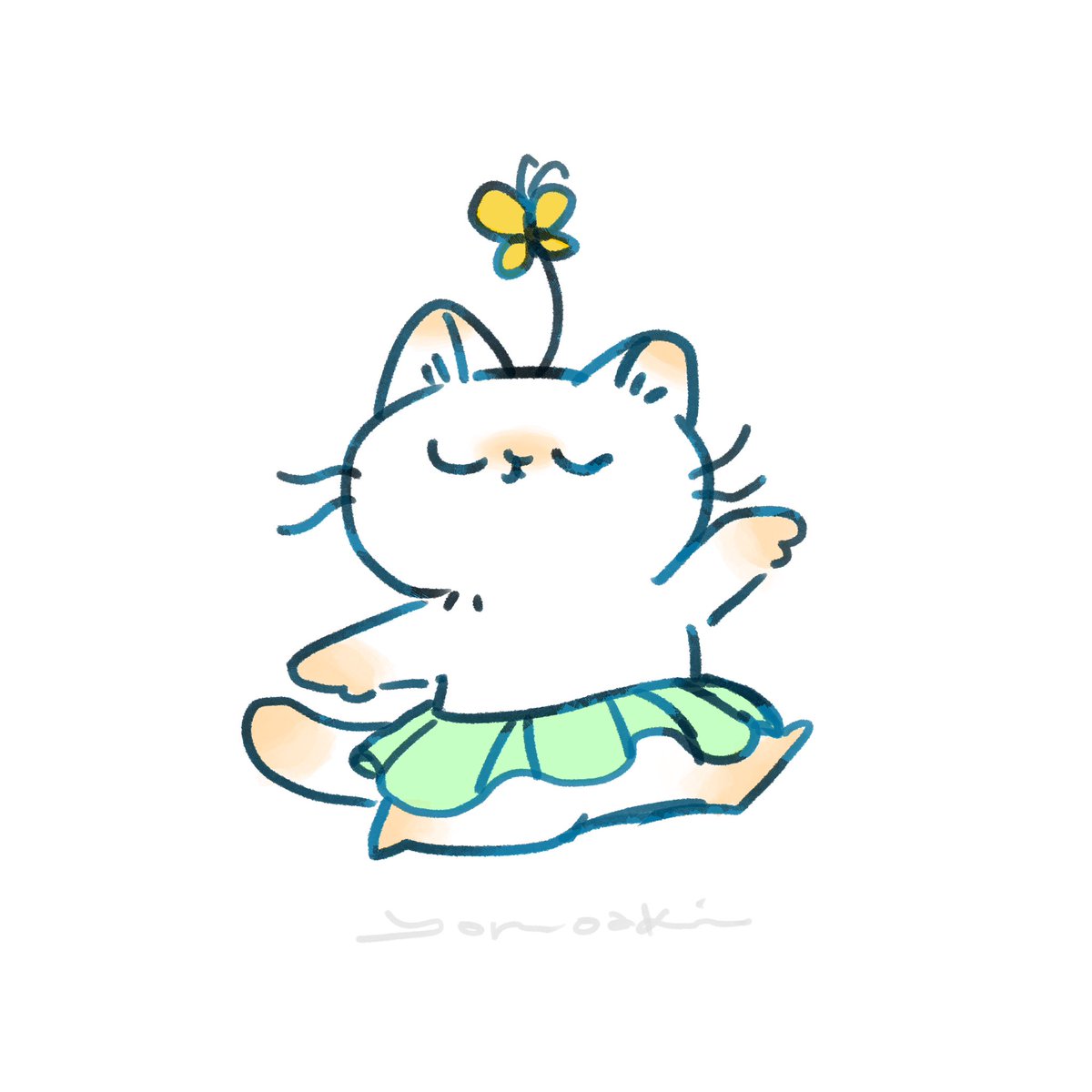 蝶のように舞うのだ .:*ʚïɞ*:. 」|よるのあき@ドローイングモール 