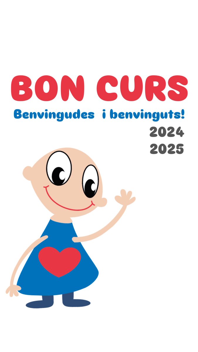 Petits i no tan petits que somieu en gran… BENVINGUDES I BENVINGUTS A UN NOU CURS A L’ESCOLA! 💙❤️ Bon curs a tothom! #SomSagratCor #Terrassa #curs2425 #escolacristiana