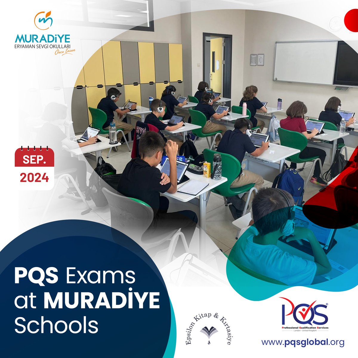 PqsGlobal's tweet photo. MURADİYE ERYAMAN SEVGİ OKULLARI

PQS Exams at MURADİYE ERYAMAN SEVGİ Schools in September 2024

https://t.co/kVVUExEW25

#pqs #pqsglobal #pqslondon #pqsturkey #pqsazakhstan #pqsmexico #cefr #pqsouthafrica #pqsonlineexam #pqsonlineenglish #pqsonlinegerman #pqsonlinespanish https://t.co/pVSamB1ZJn