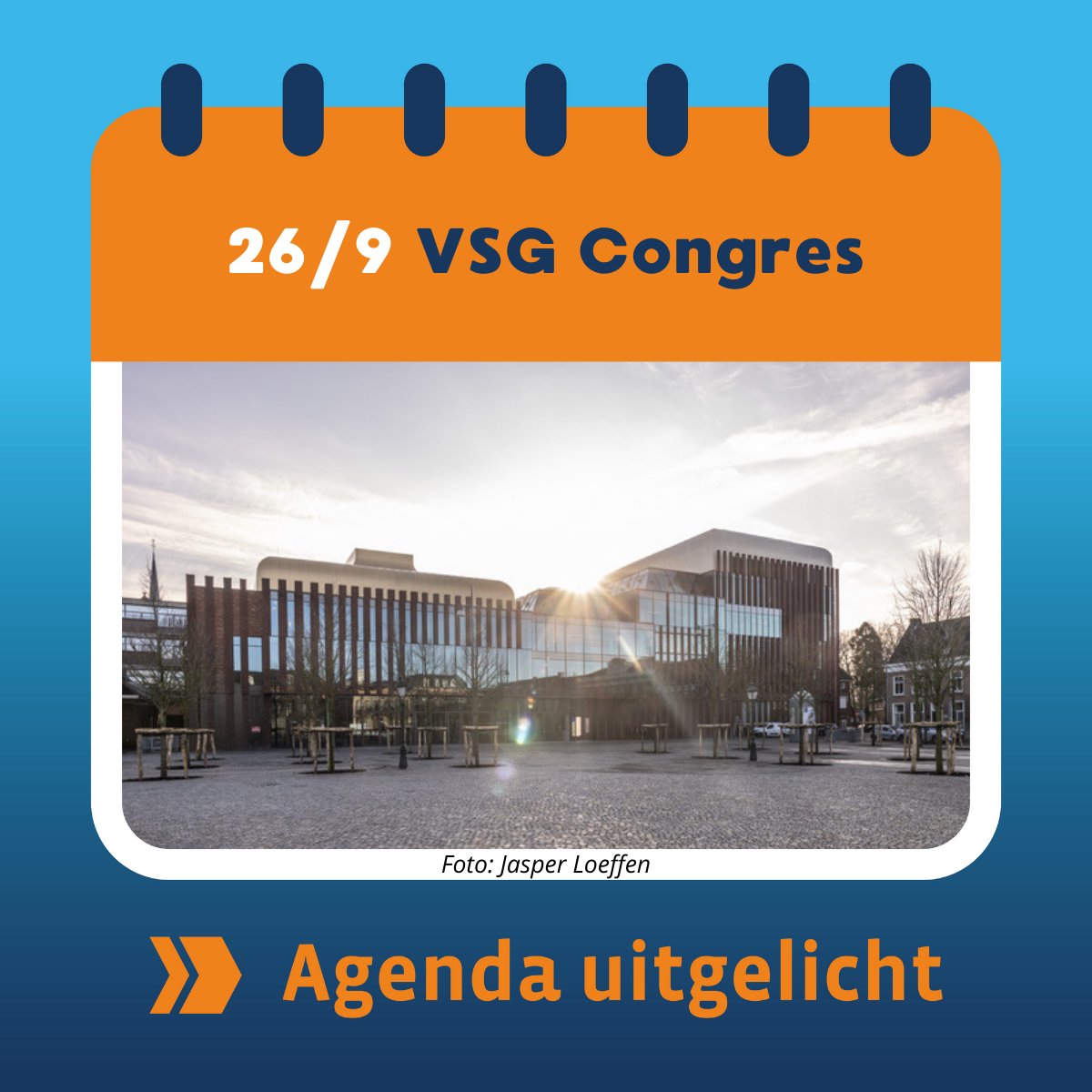 Op 26/9 tijdens het Jubileumcongres van <a href="/VSGemeenten/">VSG</a> is staatssecretaris Vincent Karremans aanwezig. Dagvoorzitter Huub van Mackelenbergh zal de Staatssecretaris bevragen over de koers van het kabinet op het beleidsterrein sport/bewegen. Bent u er bij? sportengemeenten.nl/agenda-item/vs…