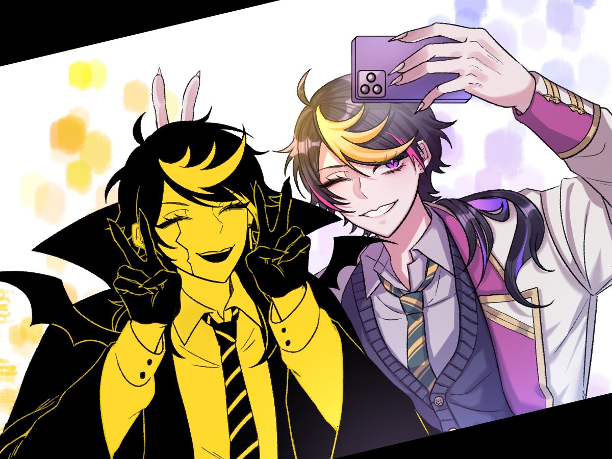 #YaminoArt 
💛🖤💜📷