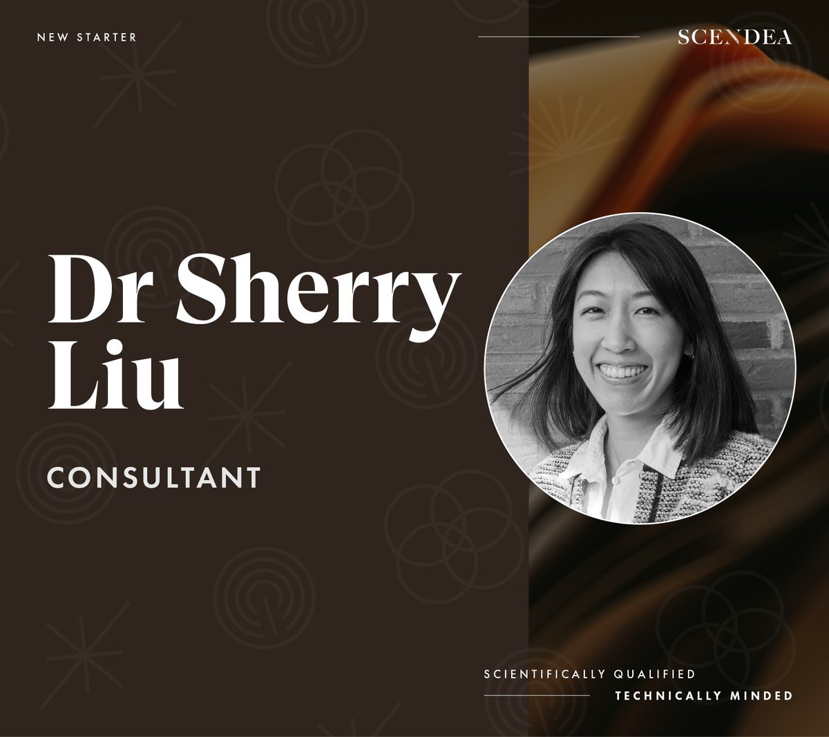 scendea's tweet image. Scendea are delighted to announce, Dr Sherry Liu will be joining the team as a Consultant.
-
Discover the global team scendea.com/about
-
#LifeAtScendea #RegulatoryConsulting #DrugDevelopment
