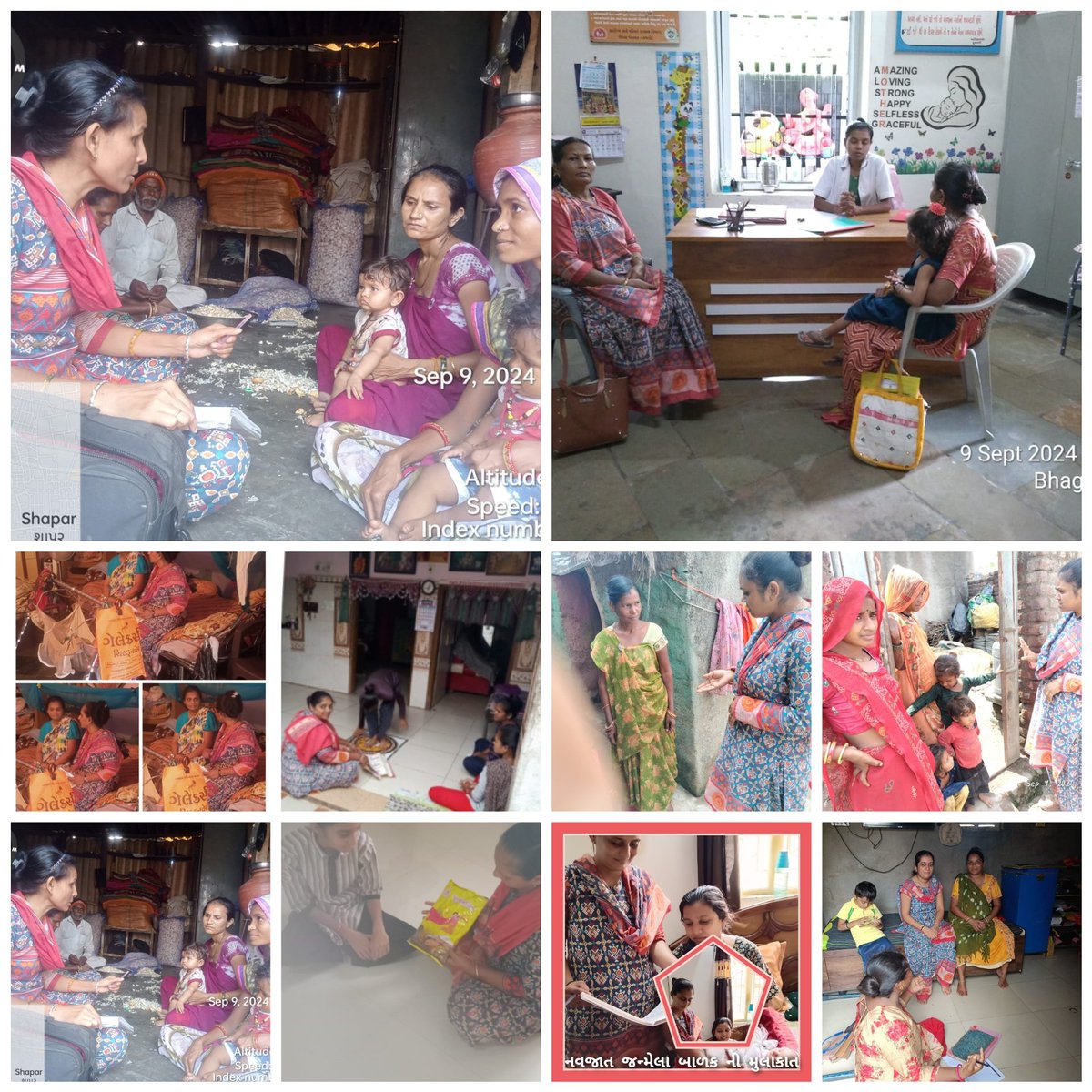 કોટડાસાંગાણી કાર્યકરો દ્વારા લાભાર્થીઓની ગૃહ મુલાકાત કરી પોષણ ખોરાક અને પોષણ તત્વો તથા THR ના ઉપયોગ અંગે સમજ આપેલ. <a href="/BhanubenMLA/">Bhanuben Babariya</a> <a href="/CollectorRjt/">Collector Rajkot</a> <a href="/DDORAJKOT1/">District Panchayat Rajkot</a> <a href="/ICDS__RAJKOT/">ICDS__RAJKOT</a> <a href="/inforajkotgog/">Info Rajkot GoG</a> <a href="/MinistryWCD/">Ministry of WCD</a> <a href="/KotdasanganiTdo/">TDO KotdaSangani</a> <a href="/WCDGujarat/">Women & Child Development, Govt of Gujarat</a>