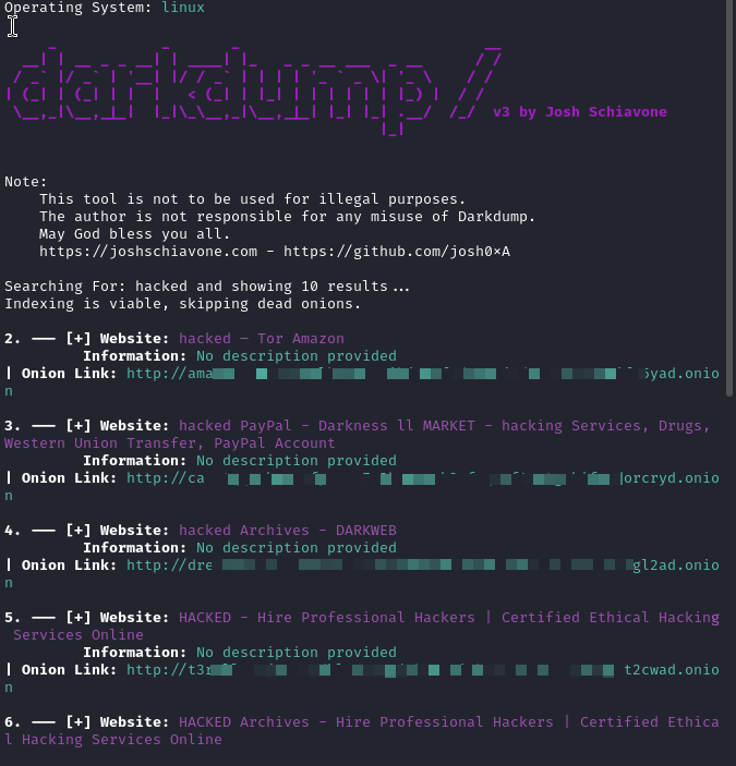 Want to explore the Deep Web for investigative purposes?

#Darkdump lets you scrape .onion sites for emails, metadata, images, and more, all while connected to the Tor network.

github.com/josh0xA/darkdu…

Josh Schiavone

#OSINT #CTI #investigation #intelligence #CyberSecurity