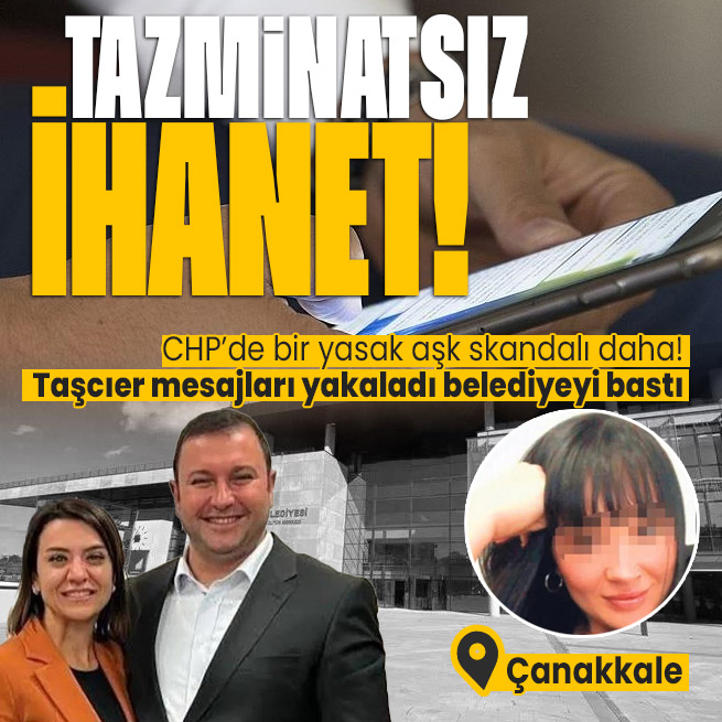 🔴 CHP'de AŞK BAŞKADIR! Bir dönem tacizleri ile gündemden düşmeyen CHP'de  şimdi de yasak aşk skandalı patladı. CHP'li Çanakkale Belediye Başkanı  Muharrem Erkek'in danışmanlığını yapan CHP Genel Başkan Yardımcı Gamze  Taşcıer'in eşi