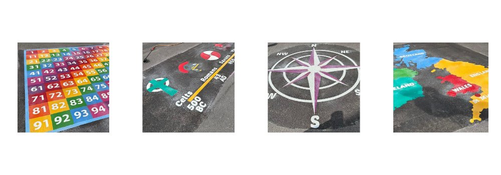 Discover our extensive range of educational playground markings! 🌟✨ Transform outdoor learning with our bright, durable thermoplastic designs. Each marking comes with a variety of engaging games to maximize their use and fun! #PlaygroundLearning #OutdoorEducation #ActivePlay