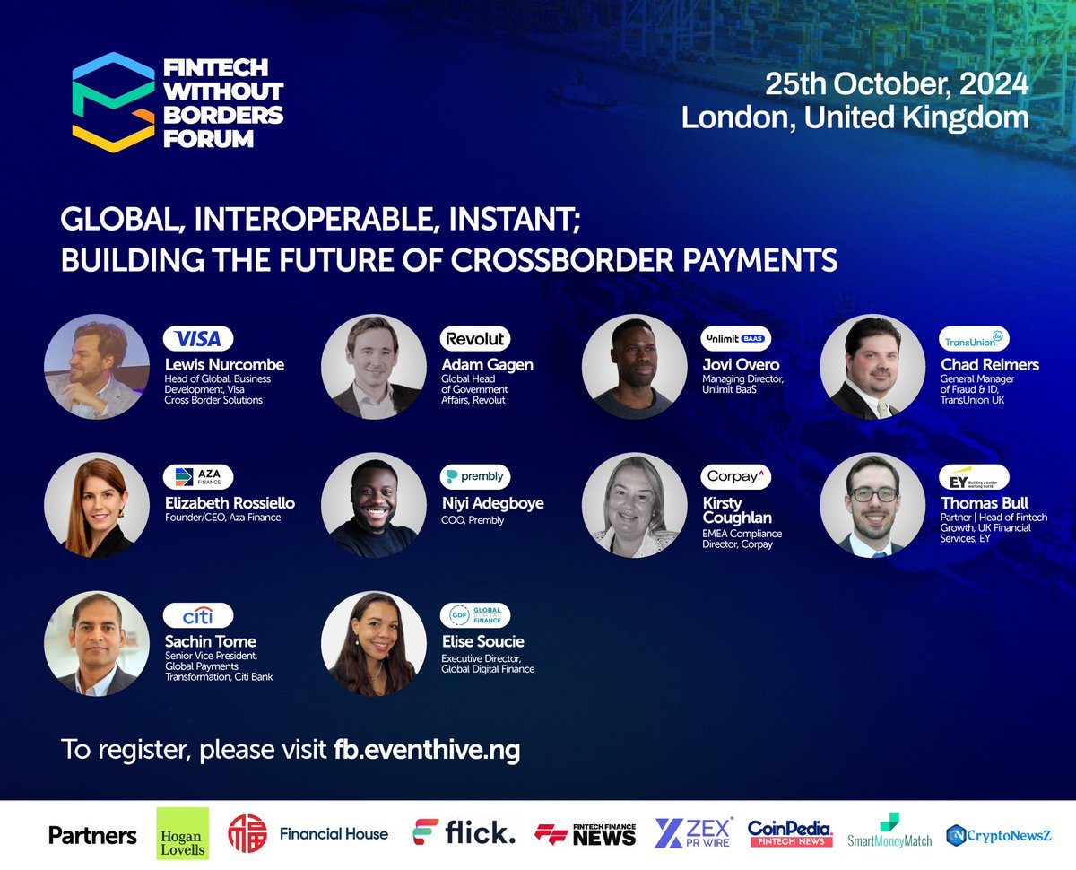 As businesses increasingly expand across borders, they are faced with the challenge of navigating seamless cross-border payments-ranging from high transaction costs and slow processing times to complex compliance requirements.

Fintech Without Borders Forum has been launched to