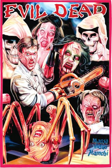 FilmsQuirky's tweet image. #AfricanFilmPoster #GhanaFilmPoster 
In Ghana 🇬🇭 when posters can't be imported, local artists will bootleg them to the best of their abilities.

#TheEvilDead  (1981) 
Five friends travel to a cabin in the woods, where they unknowingly release flesh-possessing demons.