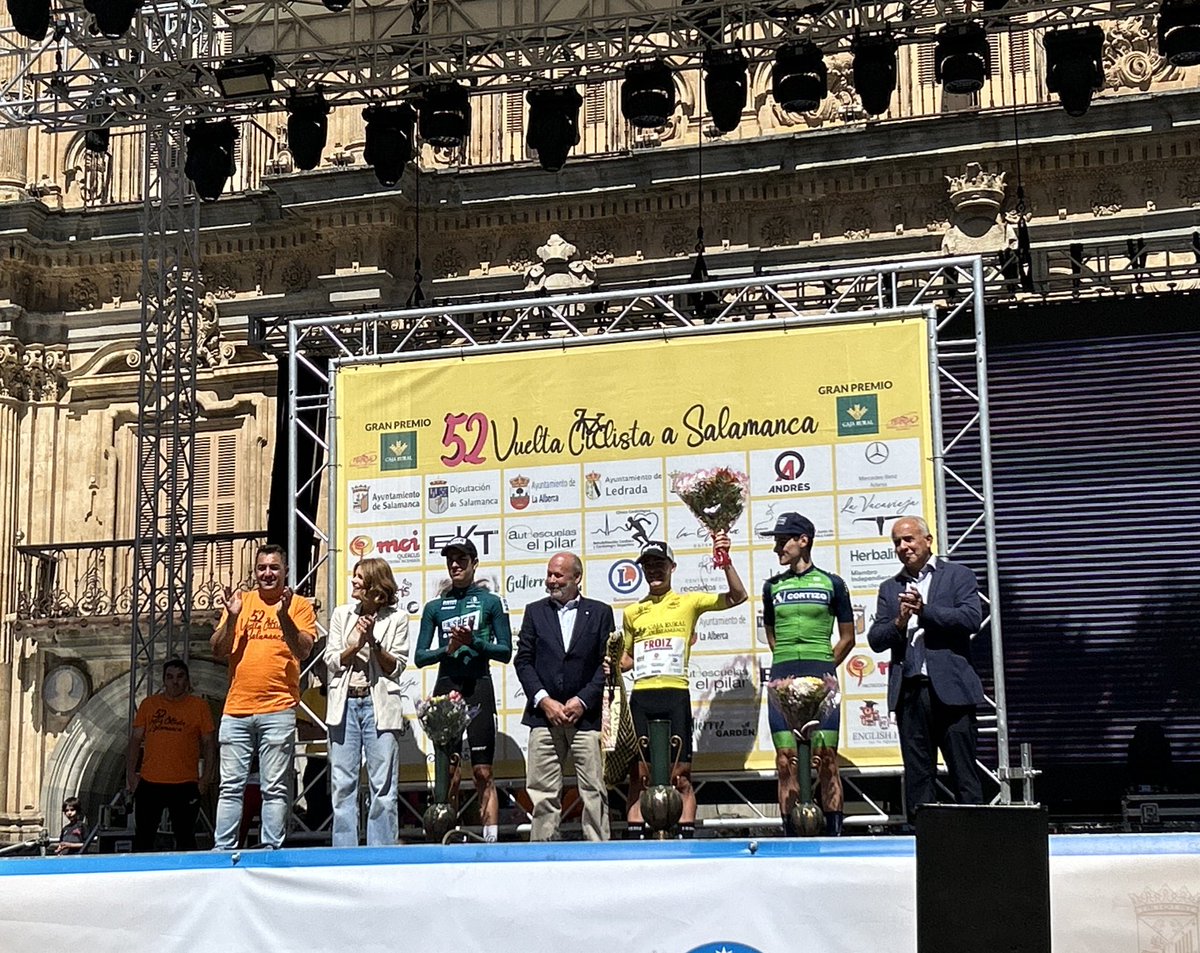 Pódium de la clasificación general de la #52VueltaSalamanca 

🥇Lucas Lopes (<a href="/GFroiz/">G.D. Súper Froiz</a>)
🥈<a href="/pablocarra07/">Pablo carrascosa🤠</a> (<a href="/EqFinisher/">Equipo Finisher</a>)
🥉 Martín Rey (<a href="/ccpadrones/">Equipo Cortizo</a>)