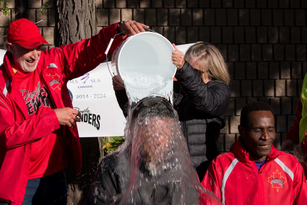 Bendersrunning's tweet photo. Thank-you to @patrickbrownont for coming out to support the @DonDoanDash as well as participating in the ALS Ice Bucket Challenge. It wasn't exactly a warm morning for getting cold water dumped on your head. You are a good sport!

#cureALStogether #alscanada #icebucketchallenge https://t.co/559fwLpVCm