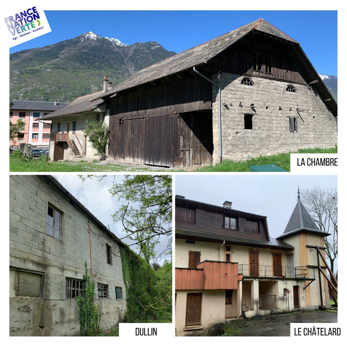 epfl73's tweet image. Cette année encore, notre établissement s&apos;est mobilisé pour obtenir des subventions du #FondsVert : 
🏚️ Reconversion d&apos;un ancien centre de vacances - Le  Châtelard : 116 540 €
🏚️Construction de 20 logements sociaux - La Chambre : 328 640 €
🏚️ Les Gabriaux à Dullin : 152 000 €