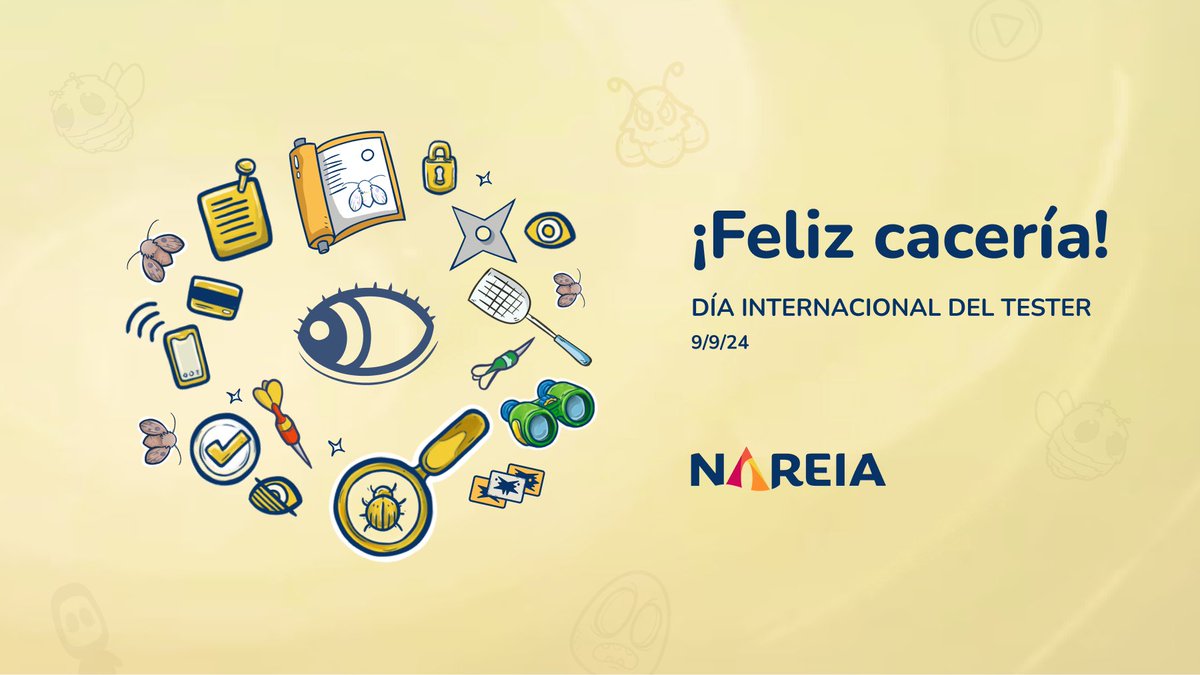 ¡Feliz día del tester! Un saludo para todo nuestro equipo de QA en su día 🤗 🕵️🔎🐞