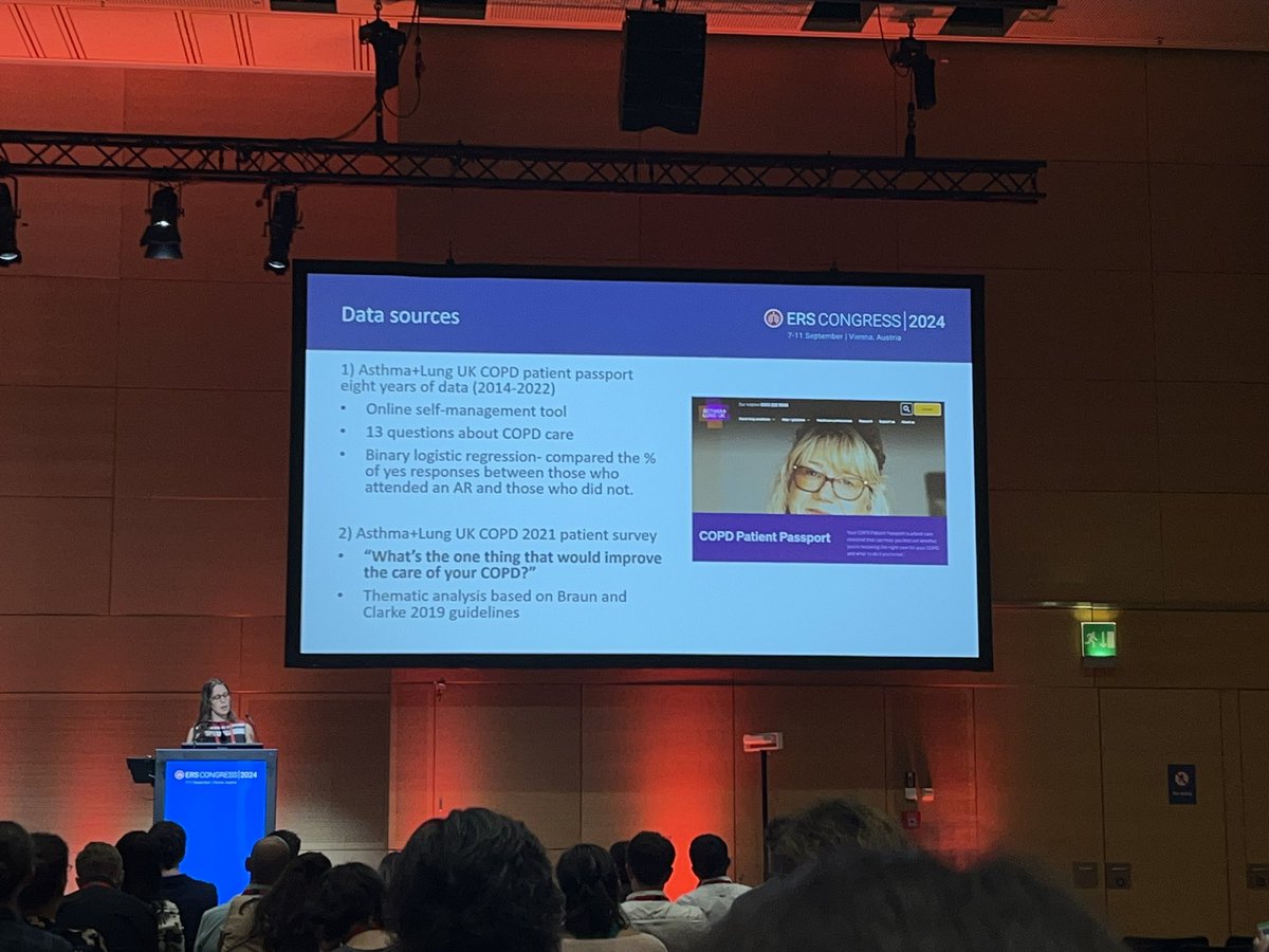 <a href="/Kr15nah/">Krisnah Poinasamy</a> <a href="/PulmoBioMed/">PulmoBioMed</a> Great to see <a href="/ParrisWilliams1/">Parris Williams PhD</a> share the
impact of omitting annual reviews for COPD on patient reported care quality based on outcomes from our <a href="/asthmalunguk/">Asthma + Lung UK</a> COPD passport at #ERSCongress. 25% of COPD deaths could have been prevented with better routine care. #ERS2024