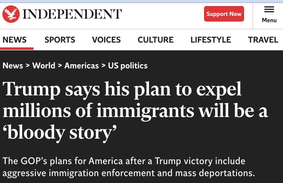 MattGertz's tweet photo. Donald Trump spent the weekend before his debate with Kamala Harris threatening a "bloody" mass deportation regime, claiming without evidence that election fraud is underway in PA, and threatening mass prosecutions of anyone involved in election fraud like that he falsely claimed happened in 2020.