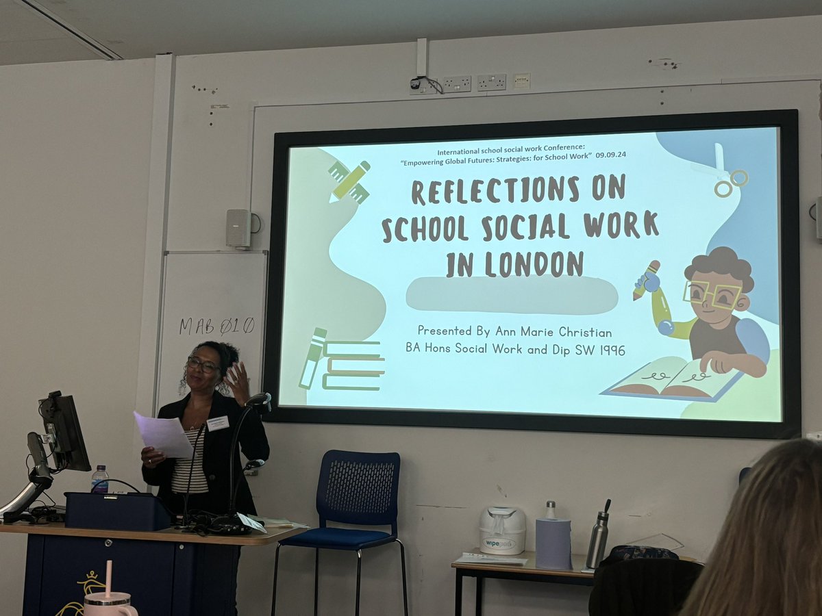 A fantastic day at The International School Social Work Conference, sharing best practice and developing the conversation around supporting young people with a range of complex  needs and vulnerabilities #ARUSWISinternationalconference