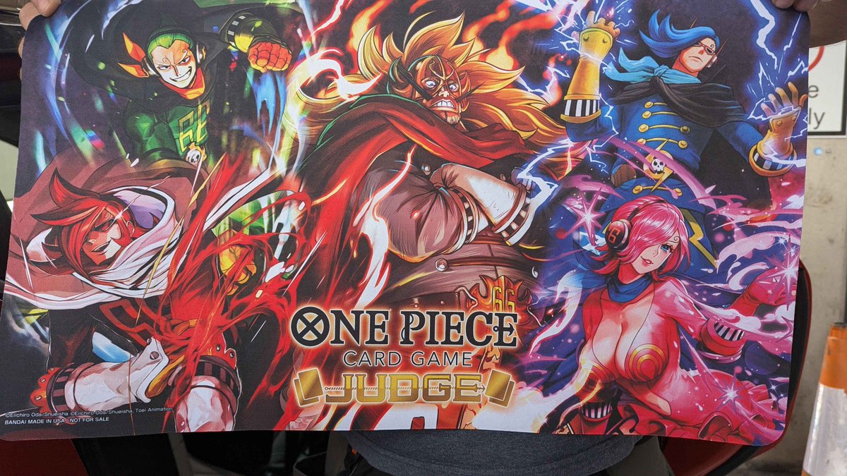 Here's a look at the Judge playmat of Germa 66 given to judges at