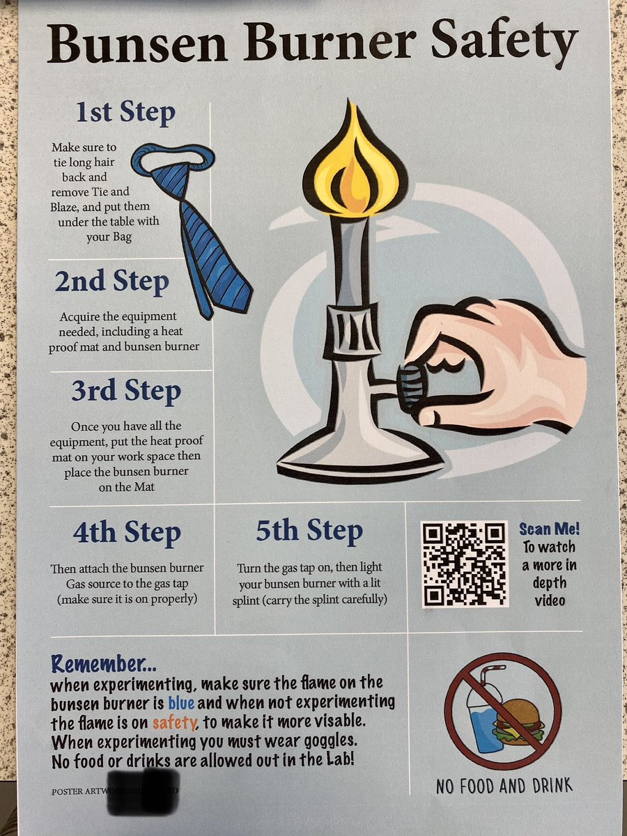 zodscience's tweet photo. Outstanding homework from a student on Bunsen burner safety, a well deserved distinction award. @LuttHigh @Bown1Mrs 🧯🔥 https://t.co/JGuwAONWhc