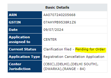 ajayguptaca's tweet photo. There is no statutory time frame to approve his application for cancellation of Registration ?
@cgstdelhizone @CgstDelSouth 

There should be staff accountability. @cbic_india @Infosys_GSTN @FinMinIndia

#GST #CBIC #NirmalaSitharaman #GSTCouncilMeet https://t.co/YNQ0C5ROXu